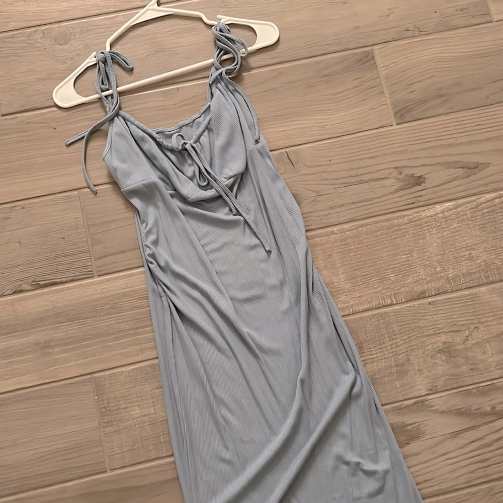ribbed maxi maternity dress